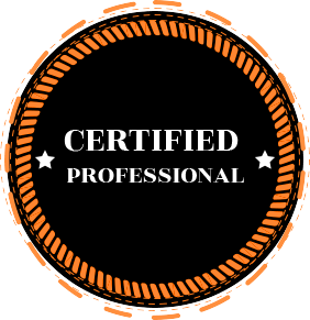 Certified professional badge